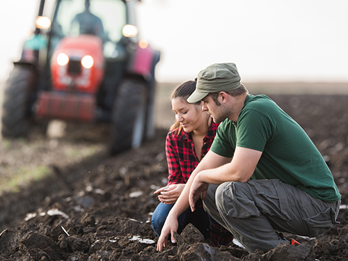 Zemědělec farm&aacute;ř